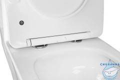 Унитаз напольный со смывом торнадо Azario Terni с бачком и сиденьем Soft Close (микролифт) AZ-8618T