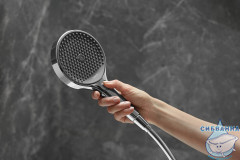 Ручной душ Hansgrohe Rainfinity 3 режима 26865670 (черный матовый)