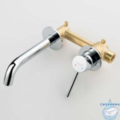 Смеситель для раковины встраиваемый Aquatek Европа AQ1313CR (хром)