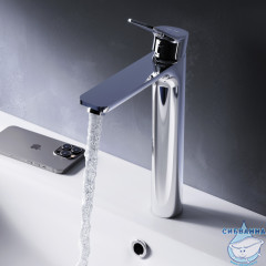 Смеситель для раковины AM.PM X-Joy F85A92000 (без донного клапана) (хром)