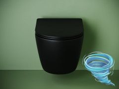 Унитаз подвесной безободковый Ceramicanova Uno Rimless CN11001TMB с сиденьем быстросъемным Soft Close (микролифт)