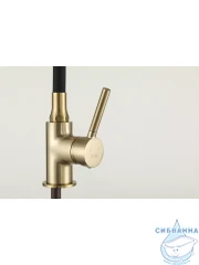 Смеситель кухни Frap F4044-3 (сатин золотой)