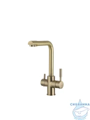 Смеситель кухни Frap F4352-3 (золотой сатин)
