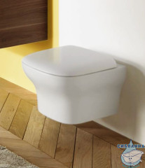 Унитаз подвесной безободковый Jacob Delafon Vox EDM102-00 с сиденьем Soft Close (микролифт)