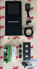 Душевая система Timo Petruma SX-5079/03SM 260 2 режима (черный матовый)
