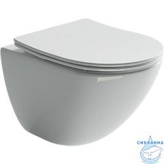 Унитаз подвесной безободковый Ceramicanova Mono Rimless CN1905 с сиденьем быстросъемным Soft Close (микролифт)