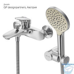 Смеситель для ванны Am.Pm Like F8015000 с душевым гарнитуром (хром)