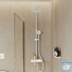 Душевая система Iddis Shelfy 260 1 режим SHEWTBTi06 (белый)
