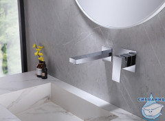 Смеситель для раковины встраиваемый Abber Daheim  AF8212  (хром)