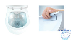 Унитаз подвесной безободковый Kale Idea с ультратонким сиденьем Soft Close (микролифт) 7112536400+7011872900