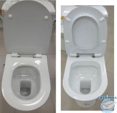 Унитаз напольный Roca Leon 342649000 с бачком и сиденьем быстросъемным Soft Close (микролифт)