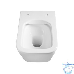 Инсталляция для унитаза Charus CC.300.80.01 с кнопкой смыва Charus Minimalista  черный матовый,  с унитазом Charus Alva Rimless EWC700-114WT (с сиденьем Soft Close (микролифт)