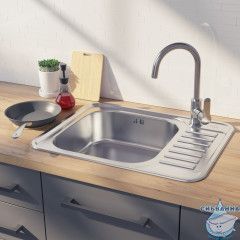 Кухонная мойка Iddis Basic BAS65SLi77 сатин