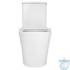 Унитаз напольный безободковый Azario Anteo Round AZ-1219A с бачком и сиденьем Soft Close (микролифт)