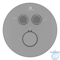 Душевая система Vincea Inspire 300 1 режим VSFW-3I22MT2RGM (вороненая сталь)
