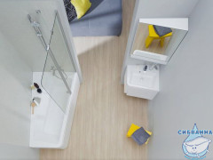 Угловое зеркало Ravak 10° 65 R белый X000001079