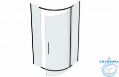 Душевое ограждение Encanto Belloblack 90x90 см профиль черный, стекло прозрачное ES090.1110B (без поддона)