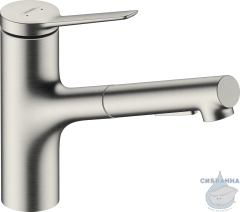 Смеситель для кухни Hansgrohe Zesis M33 74800800 (нержавеющая сталь)