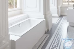 Стальная ванна Bette One 190x90 с шумоизоляцией, с ножками