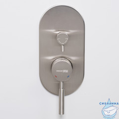 Встраиваемый смеситель для ванны WasserKRAFT Wern 4241 (никель)