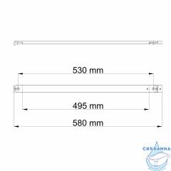 Фиксатор для стеклянной шторки 61S-BS D469