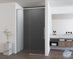 Дверь в нишу Vincea Ultima 140 профиль хром, стекло прозрачное VDS-7UL140CL