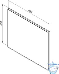 Зеркало Aquanet Nova Lite 100 242622 белый