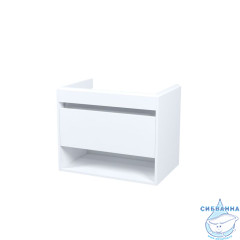 Тумба подвесная, с нишей, 70 см, белый, Zodiac X, IDDIS, ZDX70WNi95 подходит умыв. 4077000i28