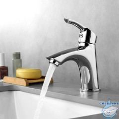 Смеситель для раковины Lemark Plus Strike LM1131C (без донного клапана) (хром)