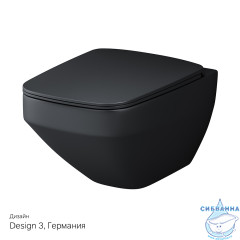 Унитаз подвесной безободковый AM.PM Inspire C50A1700MBSC с сиденьем Soft Close (микролифт)