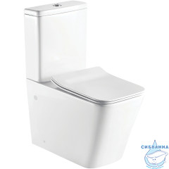 Унитаз напольный Koller Pool Kvadro KR-0675-RC-C (с сиденьем Soft Close (микролифт) ) без бачка