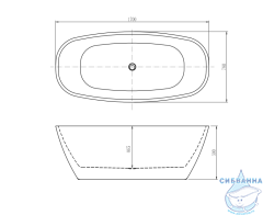 Акриловая ванна Aquatek Тера 170x78 AQ-128778Wt с ножками