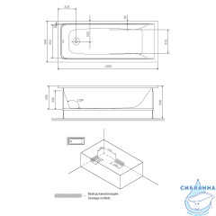 Ванна акриловая AM.PM Gem 150х70 W90A-150-070W-A1