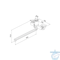 Смеситель для ванны Iddis Parker PARSB02i10WA (хром)
