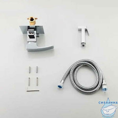 Встраиваемый смеситель с гигиеническим душем Gappo G7207-1 (хром)