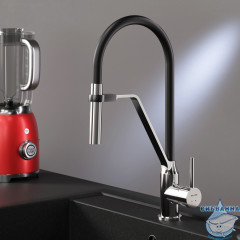 Смеситель для кухни AM.PM Like F8013000 (хром/черный)