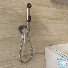 Встраиваемый смеситель с гигиеническим душем Milardo 001SBR0M08 (хром)