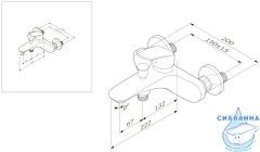 Смеситель для ванны Am.Pm Like F8010016 (хром)