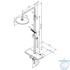 Душевая система Damixa Apollo 947760000 (хром)