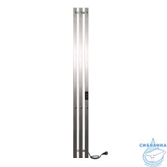 Полотенцесушитель электрический Indigo Style PRO (с таймером) 13х120 графит (с возможностью скрытого подключения, подключение R/L)