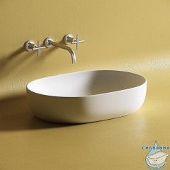  Раковина на столешницу 60 см Ceramicanova Element CN6047MW (белый матовый)