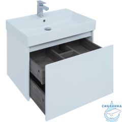 Тумба Aquanet Nova Lite 75 с раковиной Латина 75 белый глянец
