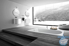 Ванна акриловая C-BATH Rea 150х70 с каркасом