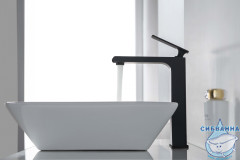 Смеситель для раковины Timo Anni 2711/03F (без донного клапана) (черный матовый)