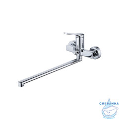 Смеситель для ванны с длинным изливом, глянцевый хром, Parker, IDDIS, PARSB02i10WA