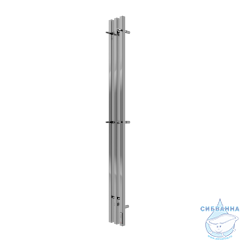 Полотенцесушитель электрический Terminus Tres 16х160 квадратная (с возможностью скрытого подключения) (хром)