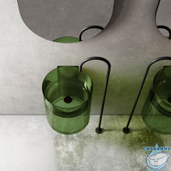 Раковина 42 см ABBER Kristall  AT2704Emerald