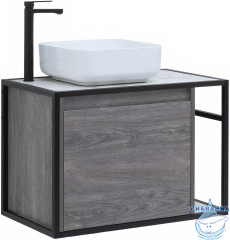 Тумба под раковину Aquanet Lite Loft 75 L 261654 дуб рошелье