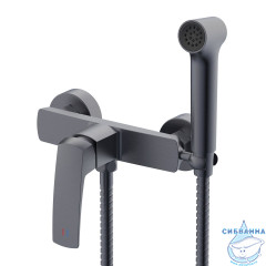 Смеситель с гигиеническим душем Azario Conda AZ-K2511GR (графит)