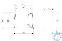 Стульчик для ванной ABBER Stein AS1638 белый матовый